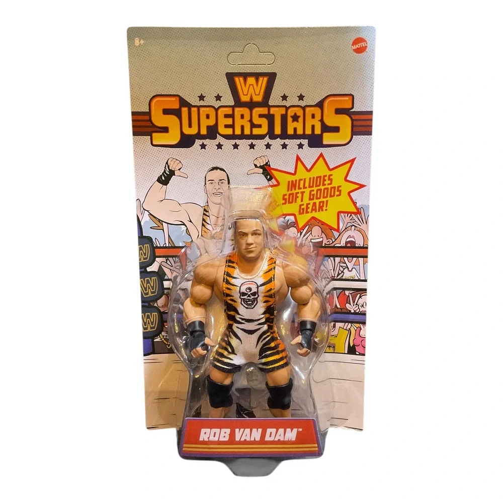 WWE Superstars Series 16 Rob Van Dam RVD Action Figure  Wrestling Unpunched